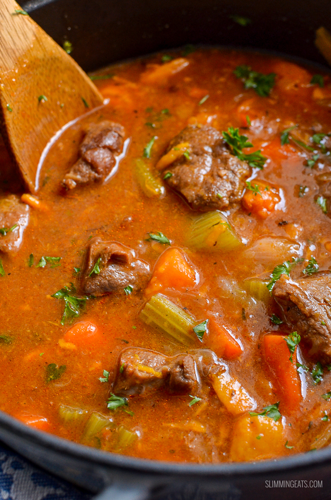 Low Syn Beef and Sweet Potato Stew (Stove Top and Instant Pot