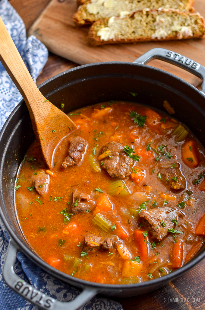 Low Syn Beef and Sweet Potato Stew (Stove Top and Instant Pot