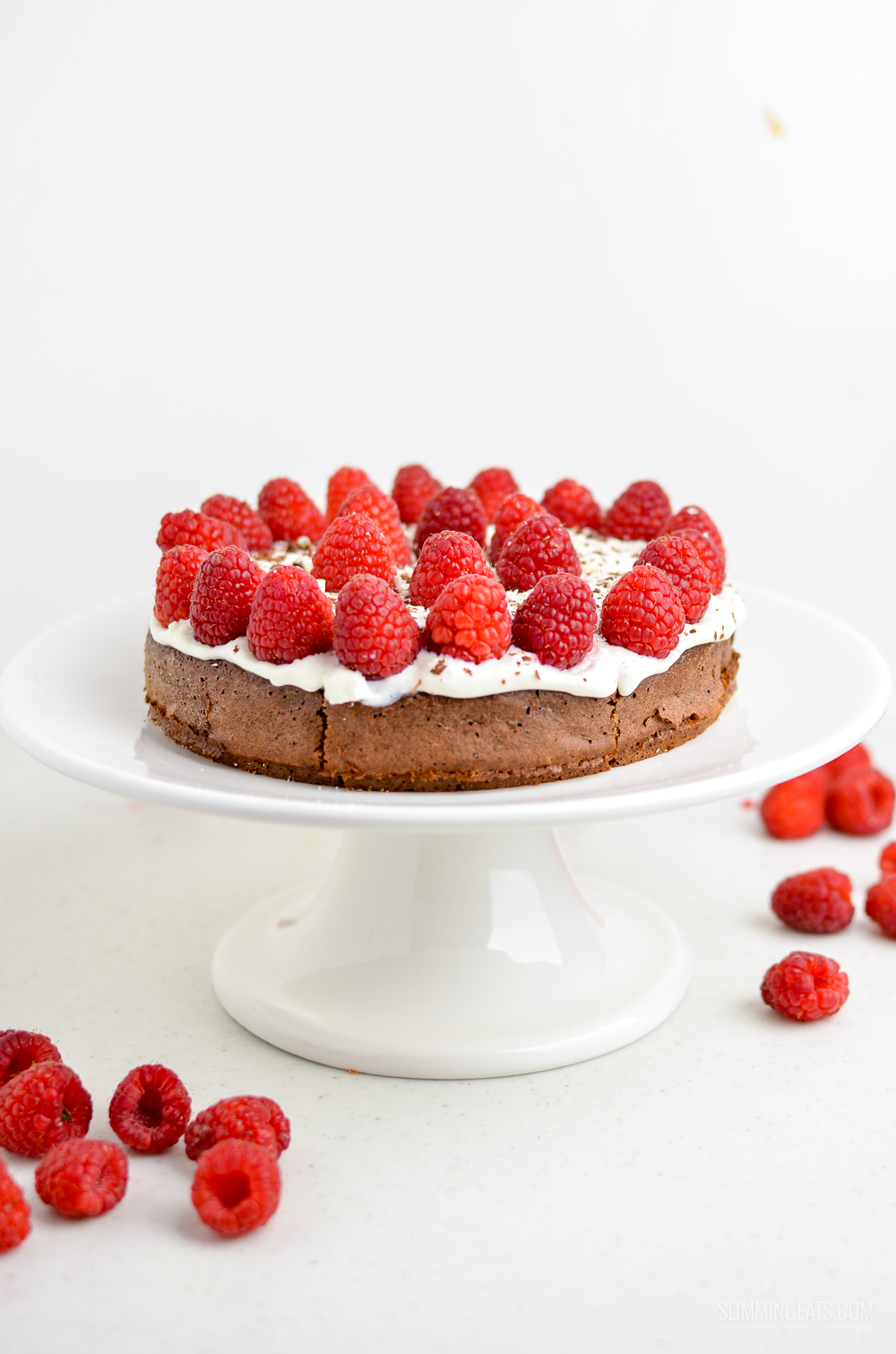 Raspberry Topped Chocolate Scan Bran Cake Slimming Eats Raspberry Topped Chocolate Scan Bran Cake Slimming Eats