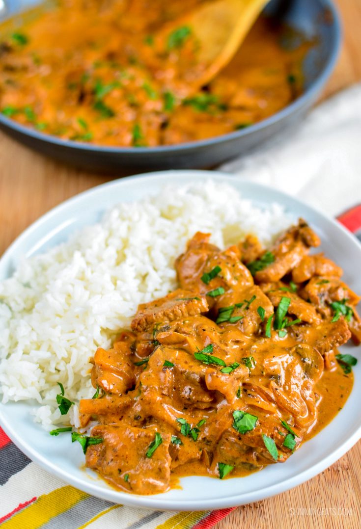 Syn Free Beef Stroganoff Slimming Eats Weight Watchers and Slimming