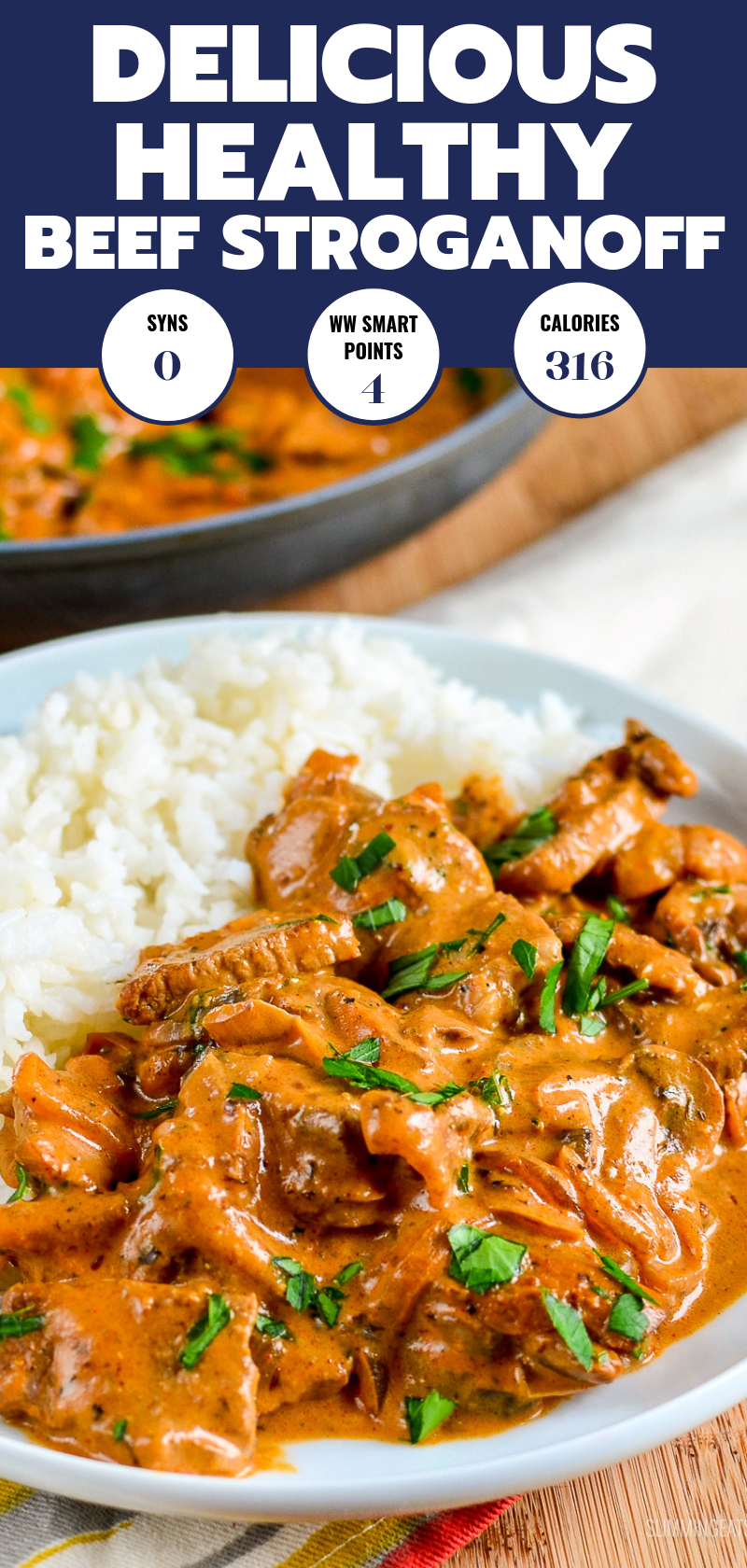 Syn Free Beef Stroganoff Slimming Eats Weight Watchers and Slimming