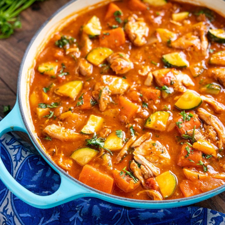 Smoked Paprika Chicken Casserole (Instant Pot, Slow Cooker or Stove Top)