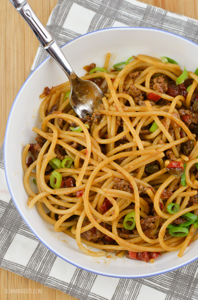 Chilli Beef Noodles Slimming Eats Slimming World Recipes