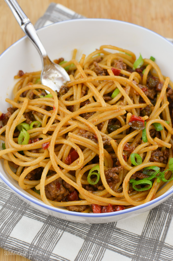 Chilli Beef Noodles Slimming Eats Slimming World Recipes