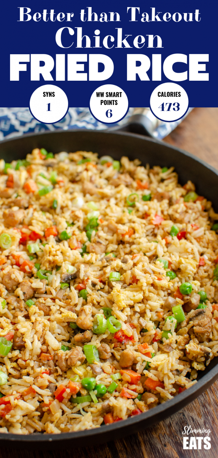 Chicken Fried Rice Slimming Eats Weight Watchers and Slimming World