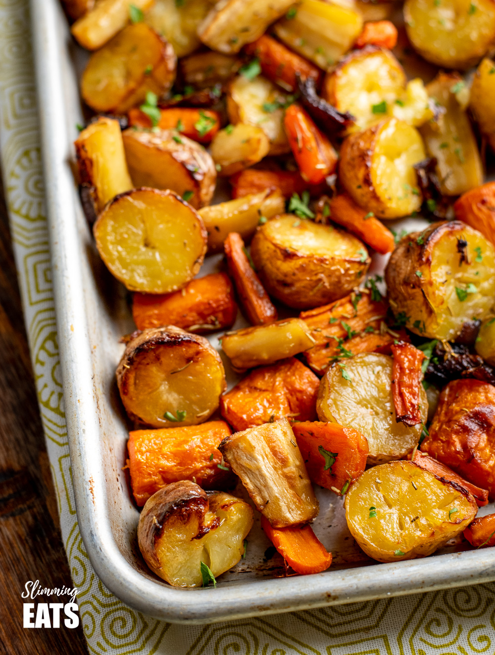 Rosemary Roasted Potatoes Parsnips Carrots And Onion Slimming Eats
