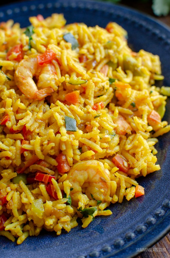 Syn Free Prawn and Vegetable Pilaf Slimming Eats Slimming World