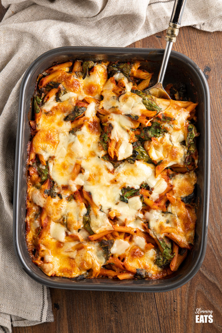 Easy Spinach Pasta Bake Slimming Eats Recipes