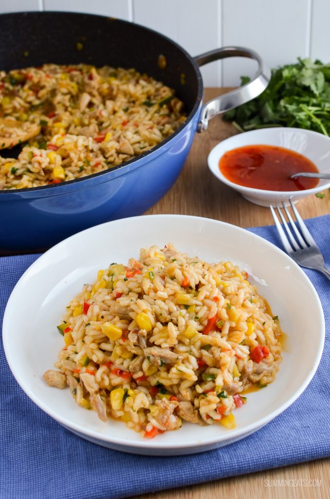 Chicken, Red Pepper and Sweetcorn Risotto Slimming World Recipes