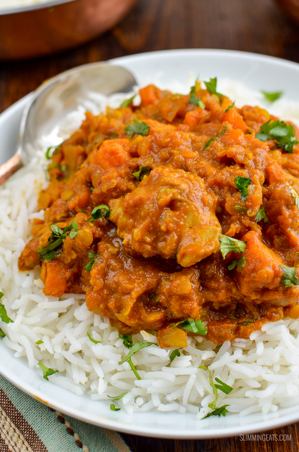 Syn Free Chicken, Sweet Potato and Lentil Curry Slimming Eats