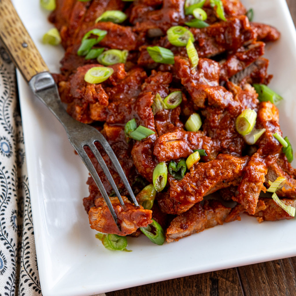 Stove Top BBQ (Barbecue) Pork Slimming Eats Recipes