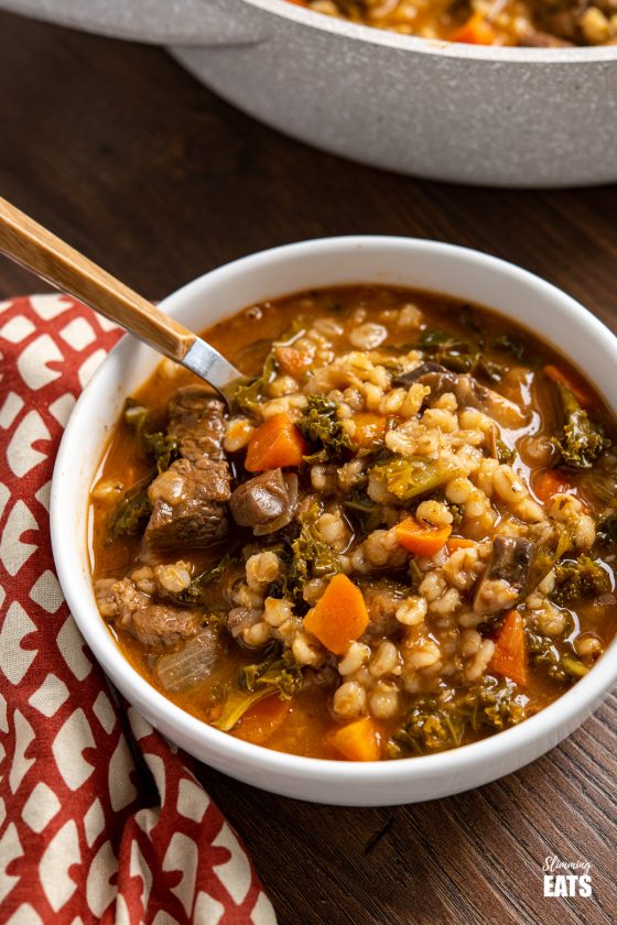 Hearty Beef and Barley Stew Slimming Eats Recipes
