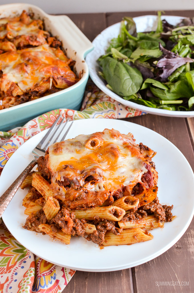 Syn Free Sloppy Joe Pasta Bake Slimming Eats Slimming World Recipes