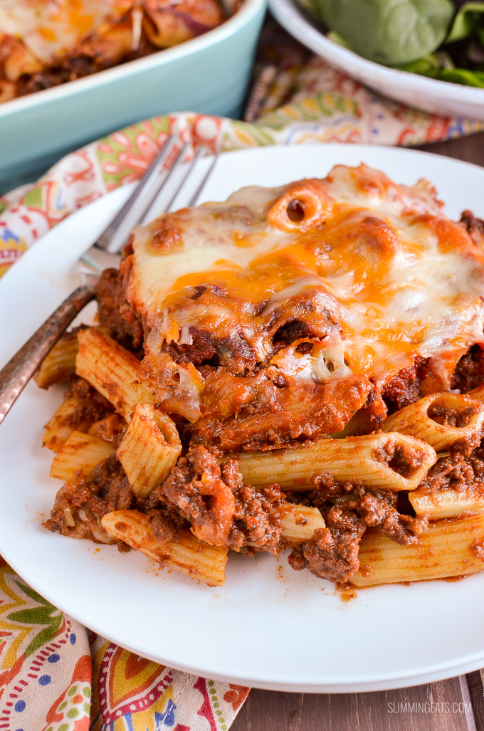 Syn Free Sloppy Joe Pasta Bake Slimming Eats Slimming World Recipes