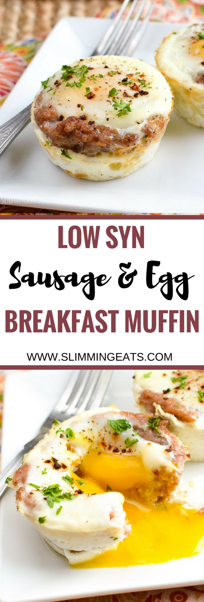 Low Syn Sausage and Egg Breakfast Muffins Slimming Eats Weight