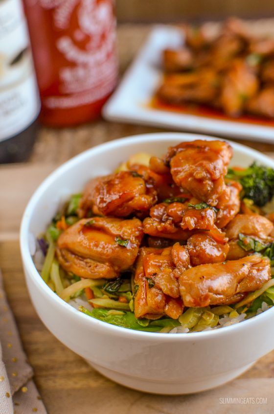 Quick Sriracha Chicken Slimming Eats Slimming World Recipes