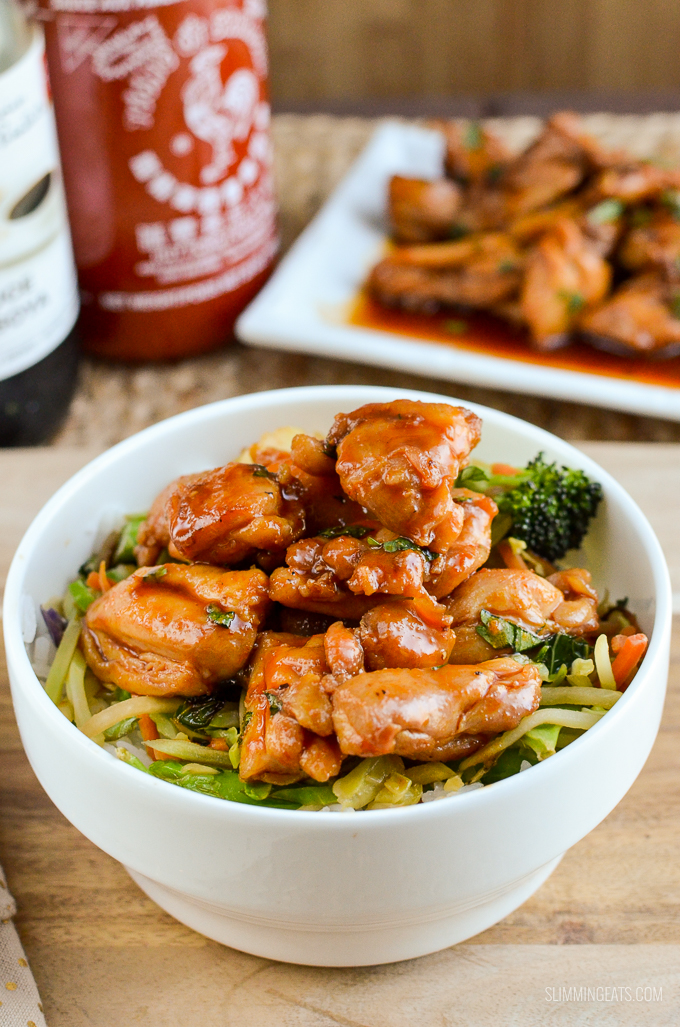 Quick Sriracha Chicken Slimming Eats Slimming World Recipes