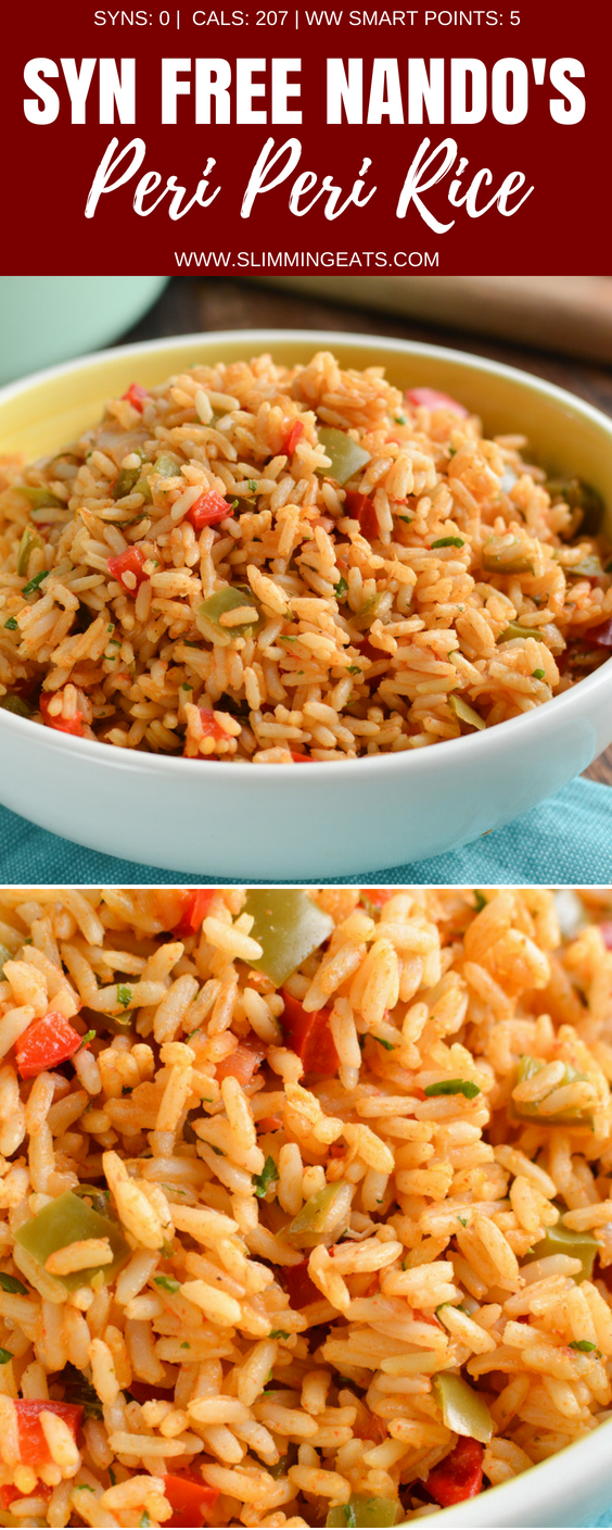 Syn Free One Pot Nando's Peri Peri Rice Slimming World