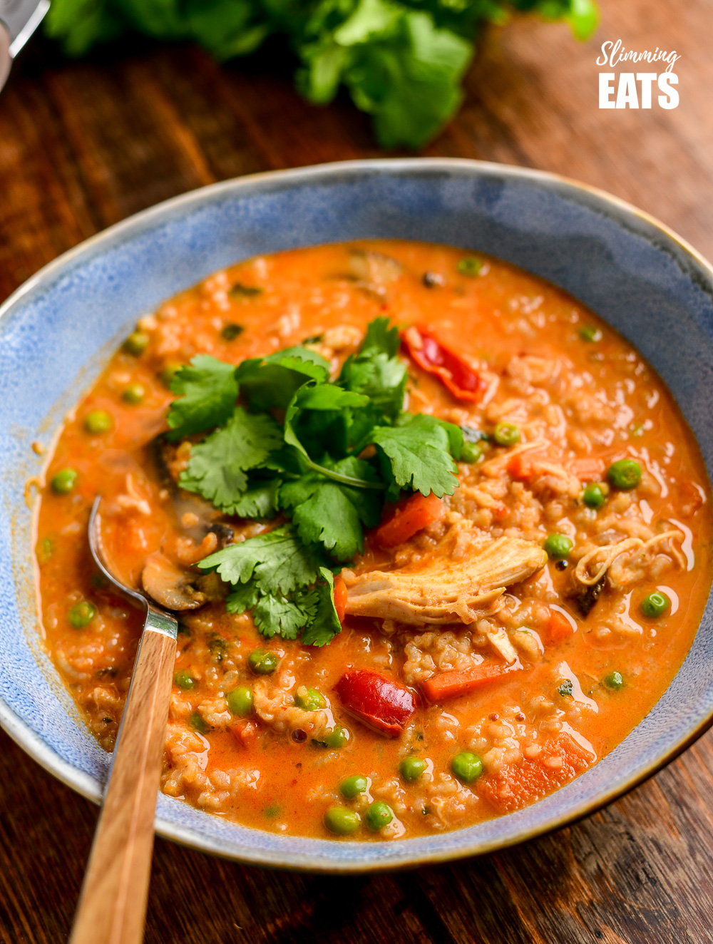 Instant Pot Thai Chicken Rice Soup Slimming Eats Slimming World