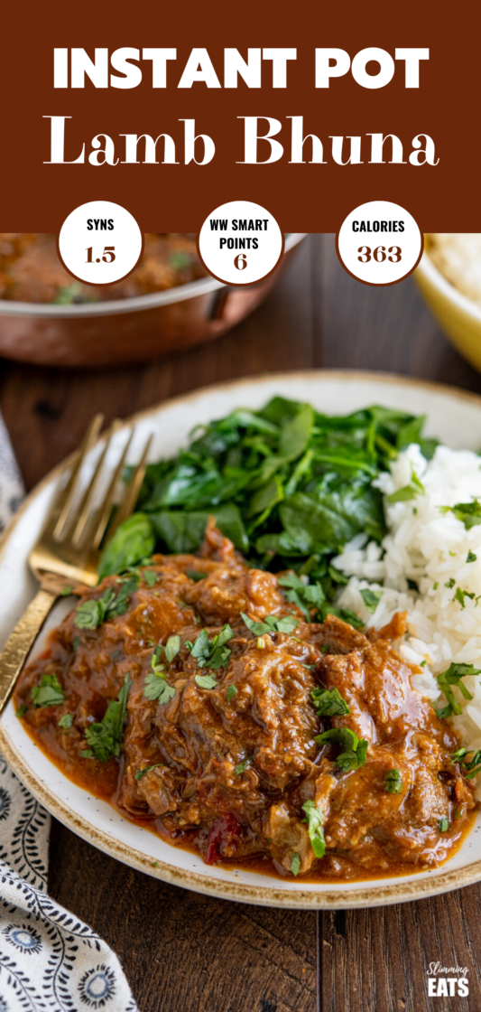 Instant Pot Lamb Bhuna (Bhuna Gosht) Slimming Eats Recipes