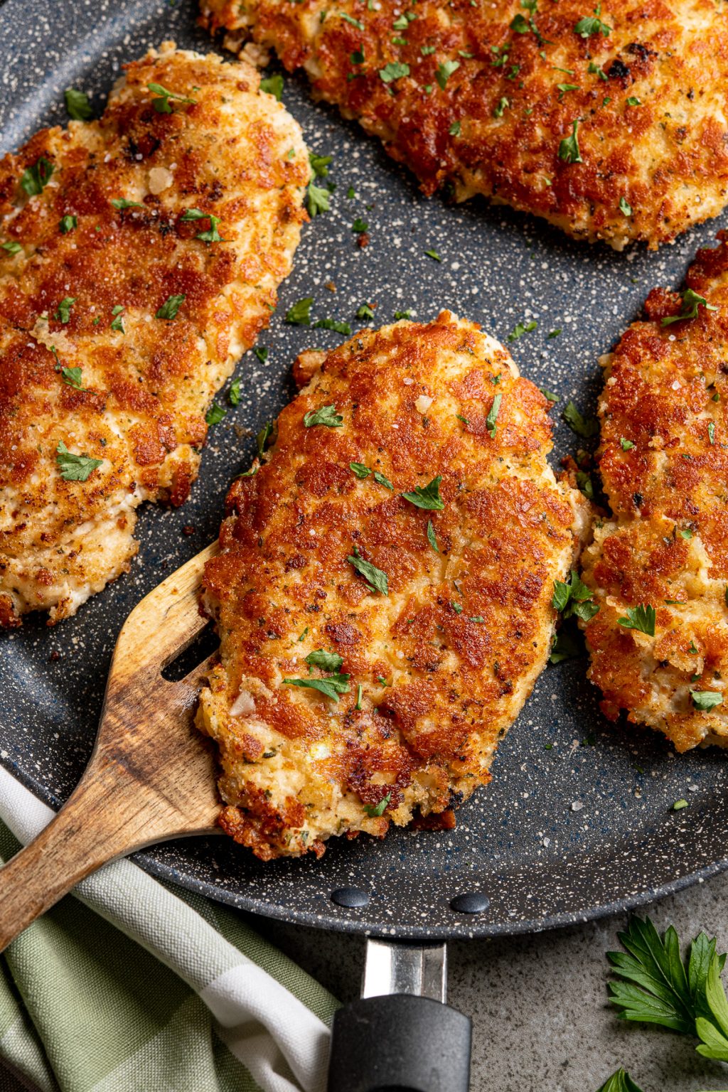 Golden Parmesan Crusted Chicken Slimming Eats Recipes