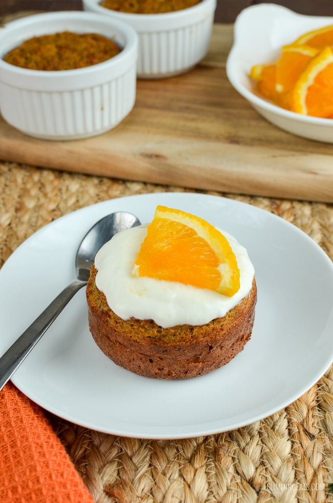 Slimming Eats Carrot and Orange Cake - vegetarian, Slimming and Weight Watchers friendly