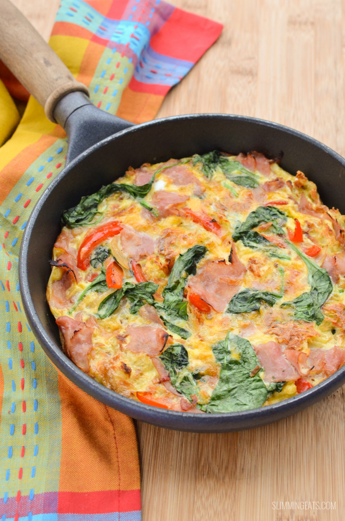 Slimming Eats Ham and Hashbrown Frittata - gluten free, dairy free, paleo, Slimming Eats and Weight Watchers friendly
