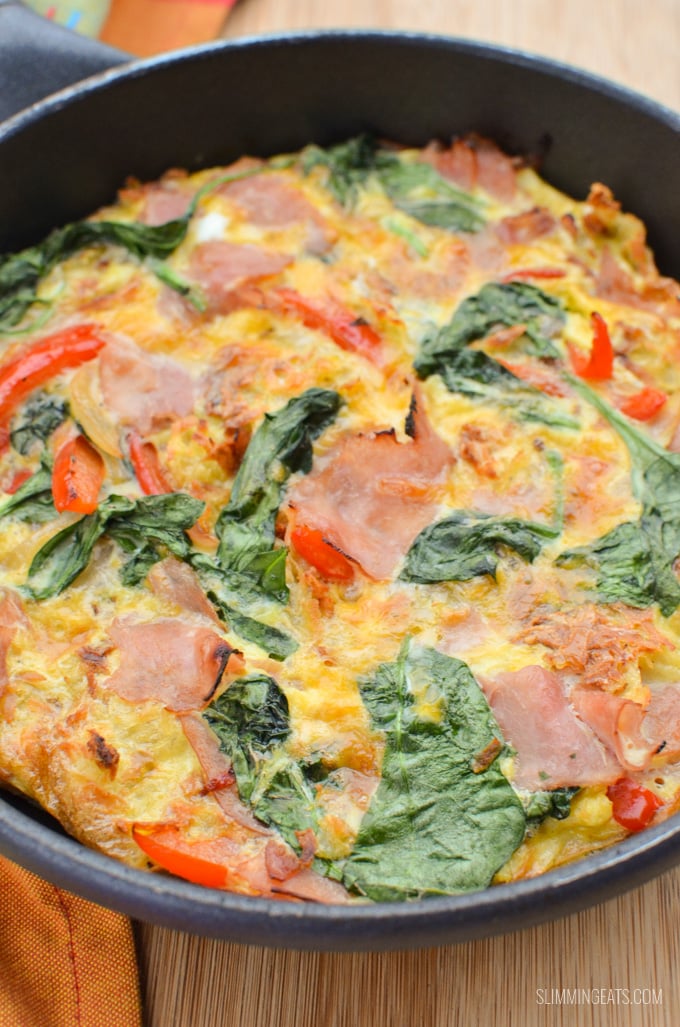 Slimming Eats Ham and Hashbrown Frittata - gluten free, dairy free, paleo, Slimming Eats and Weight Watchers friendly