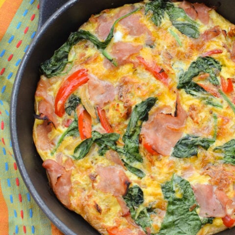 Ham and Hash Brown Frittata