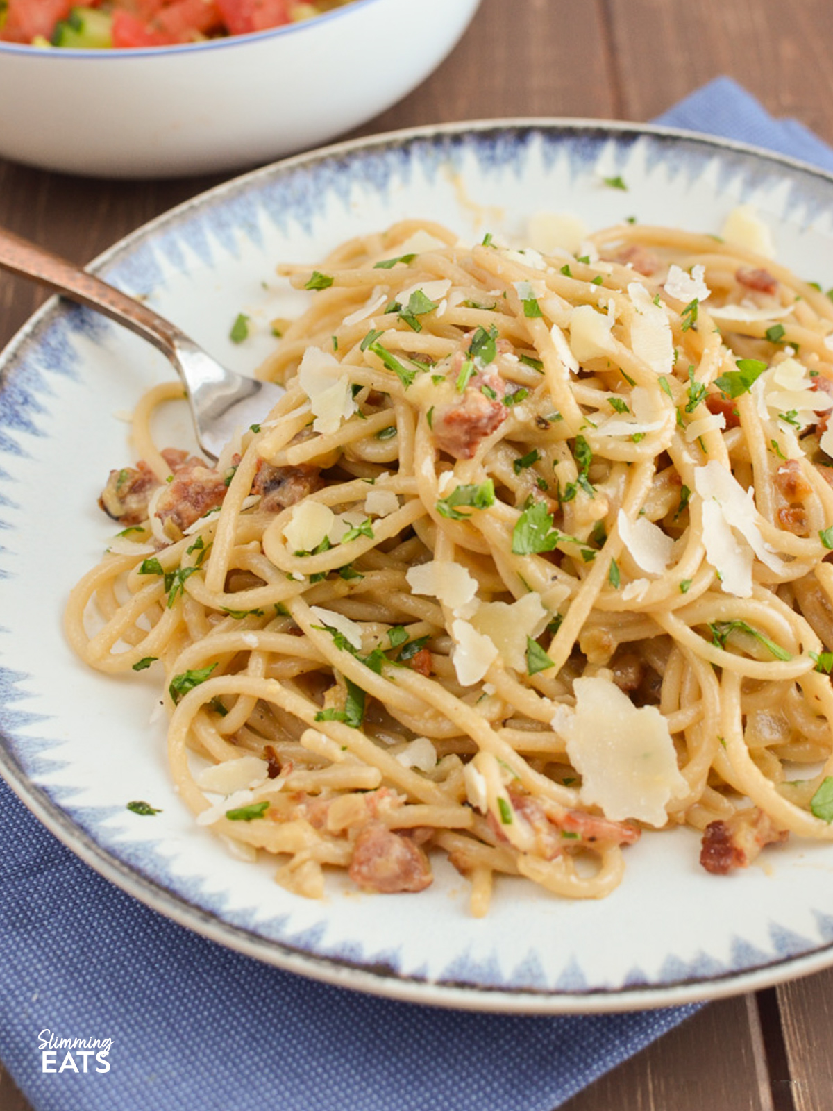 Best Ever Spaghetti Carbonara Slimming Eats Recipe