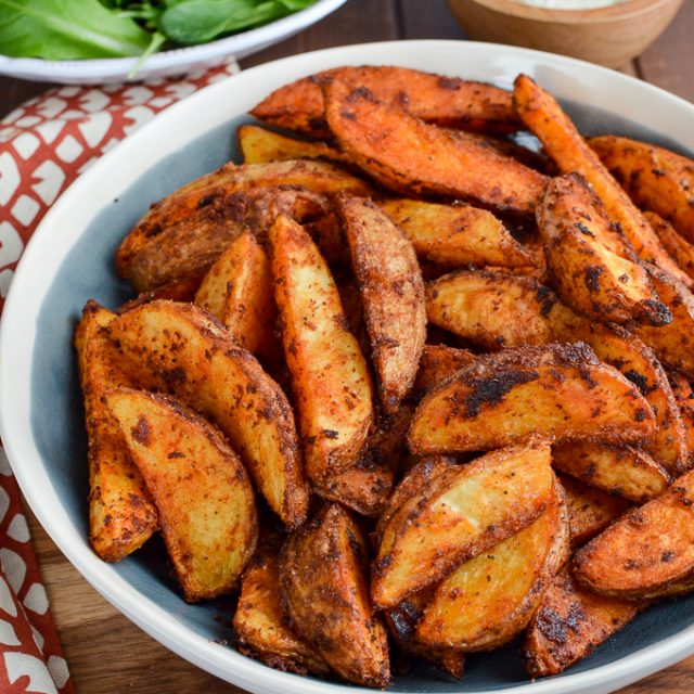 Spicy Potato Wedges Slimming Eats Recipes
