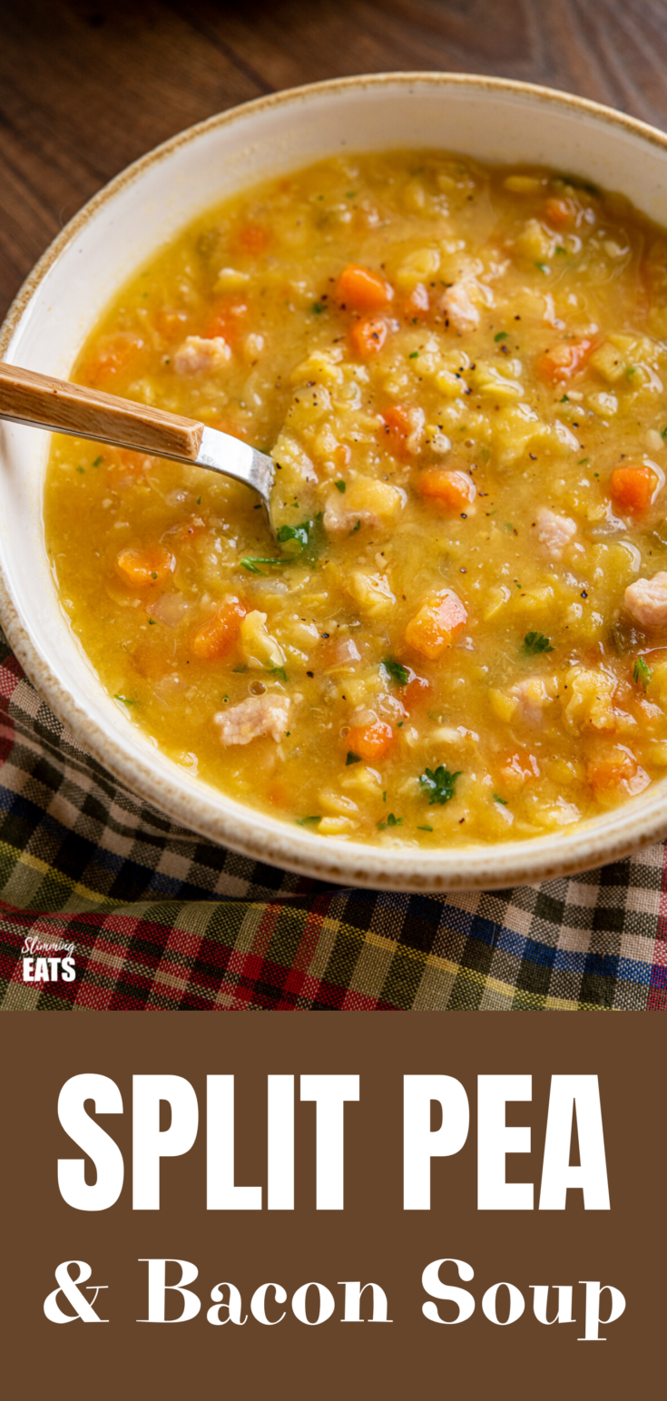 Split Pea and Bacon Soup Slimming Eats