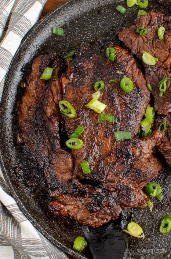 Ginger and Garlic Marinated Steak Slimming Eats