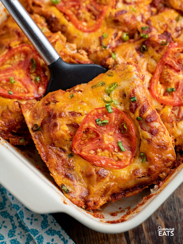 Spicy Mexican Chicken Lasagne Slimming Eats