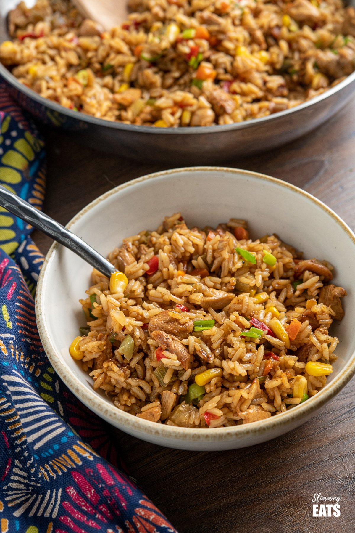 Easy One-Pan Chicken Fried Rice