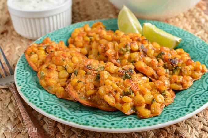 Slimming Eats Lime and Chilli Sweetcorn Fritters - gluten free, dairy free, vegetarian, Slimming Eats and Weight Watchers friendly Slimming Eats Lime and Chilli Sweetcorn Fritters - gluten free, dairy free, vegetarian, Slimming Eats and Weight Watchers friendly