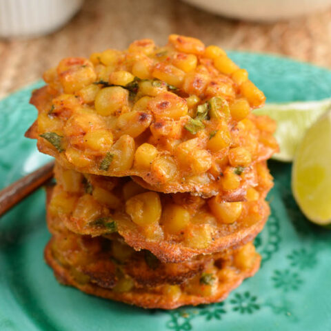 Lime and Chilli Sweetcorn Fritters