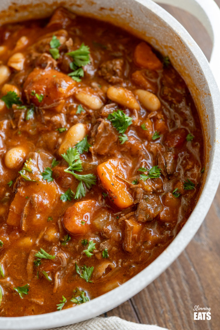 Tuscan Beef Casserole (Stove Top or Instant Pot) Slimming Eats