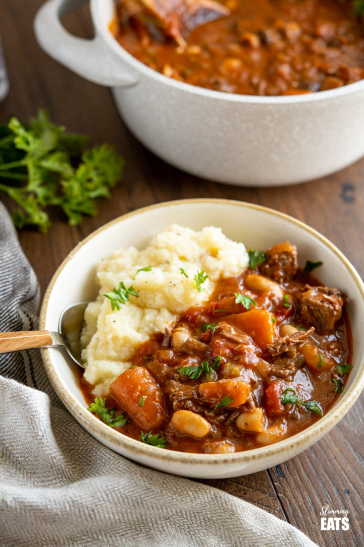 Tuscan Beef Casserole (Stove Top or Instant Pot) Slimming Eats