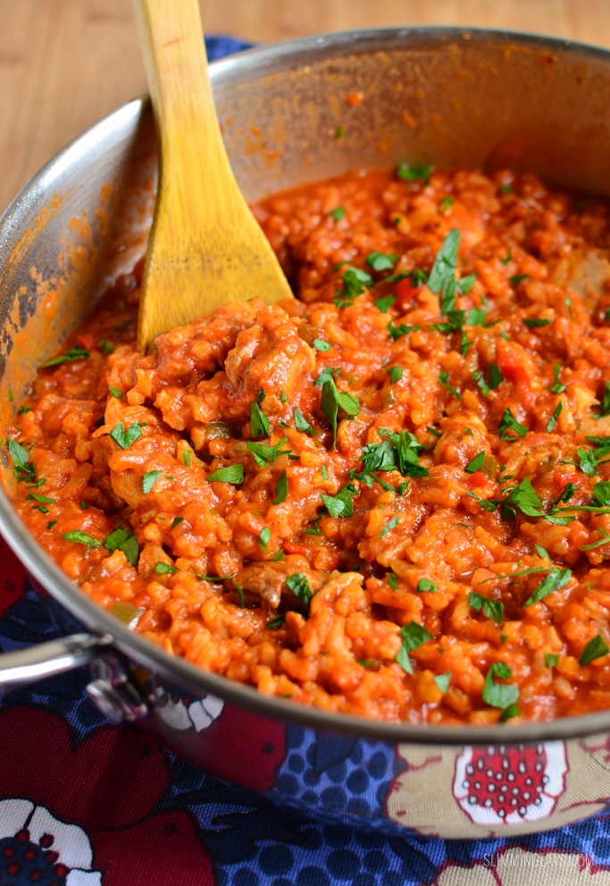 Slimming Eats Spicy Spanish Chicken and Rice - gluten free, dairy free, Slimming Eats and Weight Watchers friendly