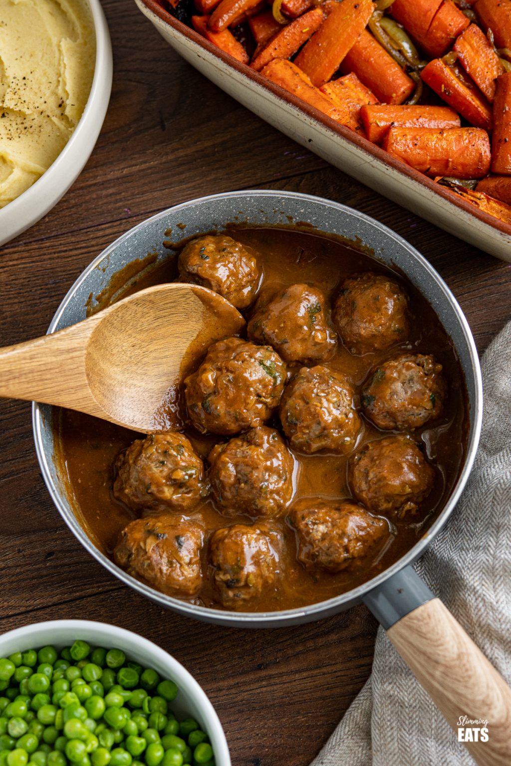 Lamb Meatballs with Mint Gravy Slimming Eats Recipe