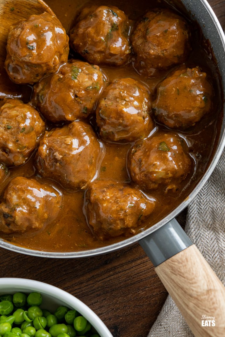 Lamb Meatballs with Mint Gravy Slimming Eats Recipe