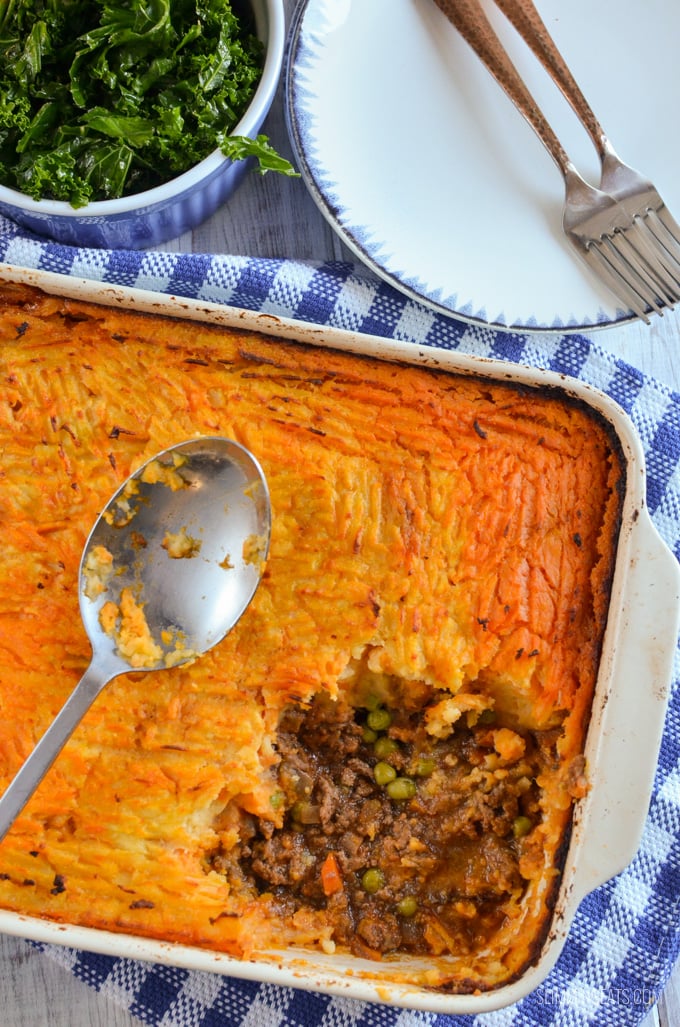 Slimming Eats Cottage Pie - gluten free, dairy free, vegetarian, paleo, whole30, Slimming Eats and Weight Watchers friendly