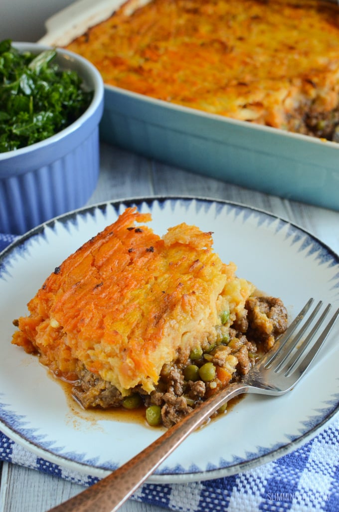 Slimming Eats Cottage Pie - gluten free, dairy free, vegetarian, paleo, whole30, Slimming Eats and Weight Watchers friendly