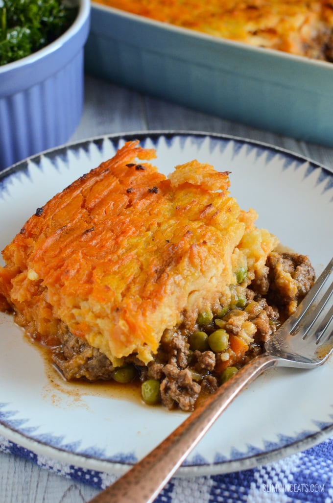 Slimming Eats Cottage Pie - gluten free, dairy free, vegetarian, paleo, whole30, Slimming Eats and Weight Watchers friendly