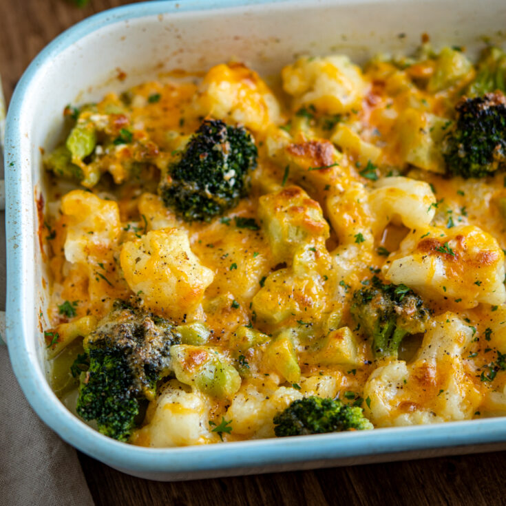 Creamy Cheesy Vegetable Bake