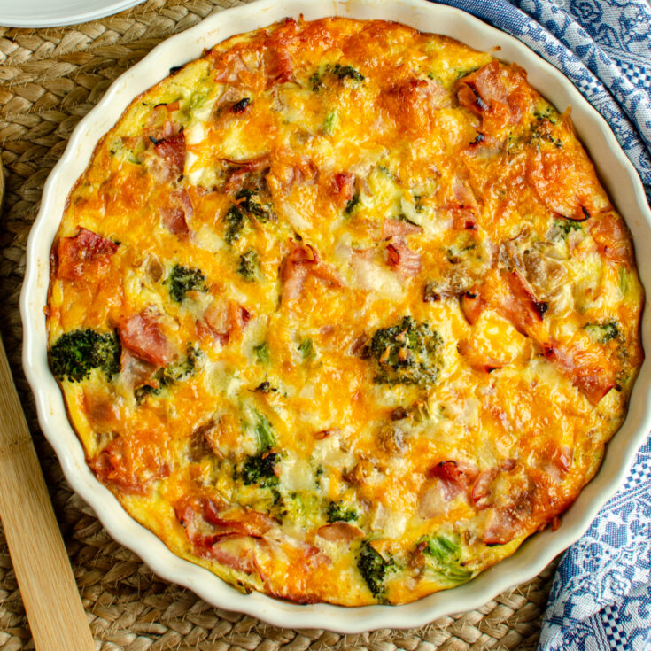 Ham and Broccoli Quiche