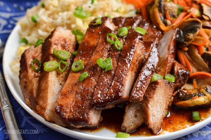 Slimming Eats Low Syn Chinese Pork - gluten free, dairy free, Slimming World and Weight Watchers friendly - great a delicious Chinese meal in your own home. 