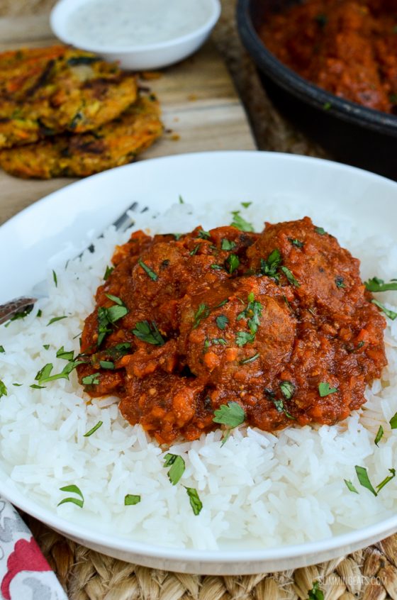 Lamb Meatballs with a Spicy Tomato Sauce Slimming Eats Recipes