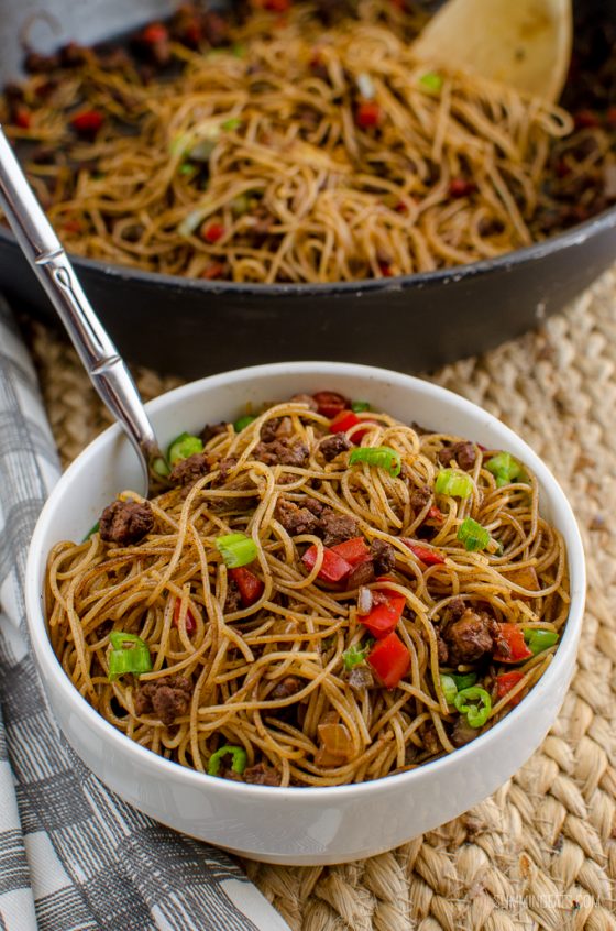 Chilli Beef Noodles Slimming Eats Recipes